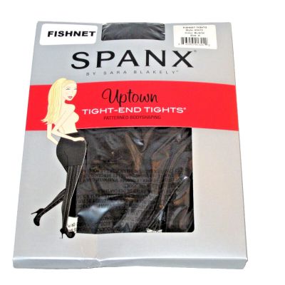 Spanx Uptown Tight-End FISHNET Pantyhose Tights ~ Size 1 (A) ~ BLACK COLOR